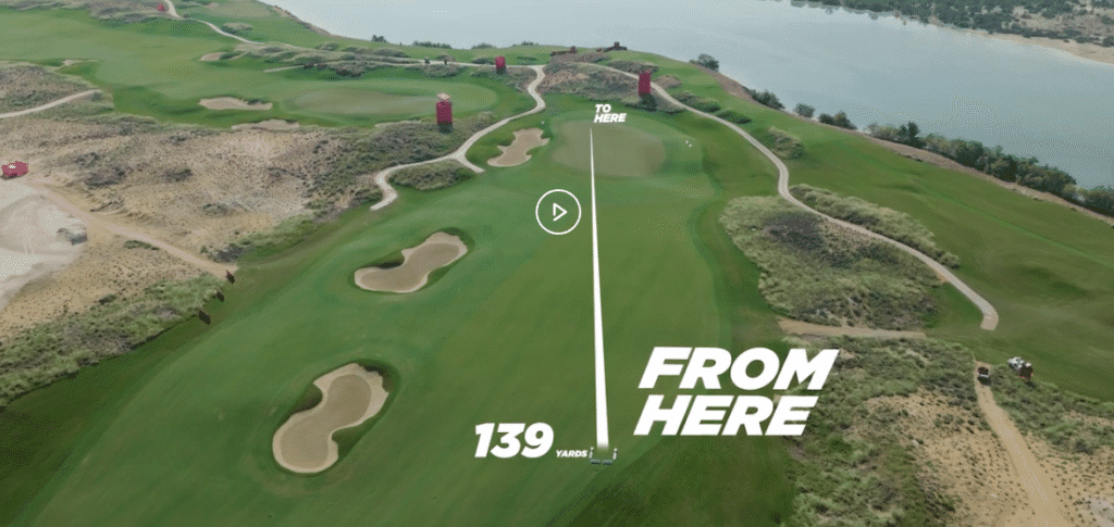 Maior tacada de golf 127 m por David Micheluzzi